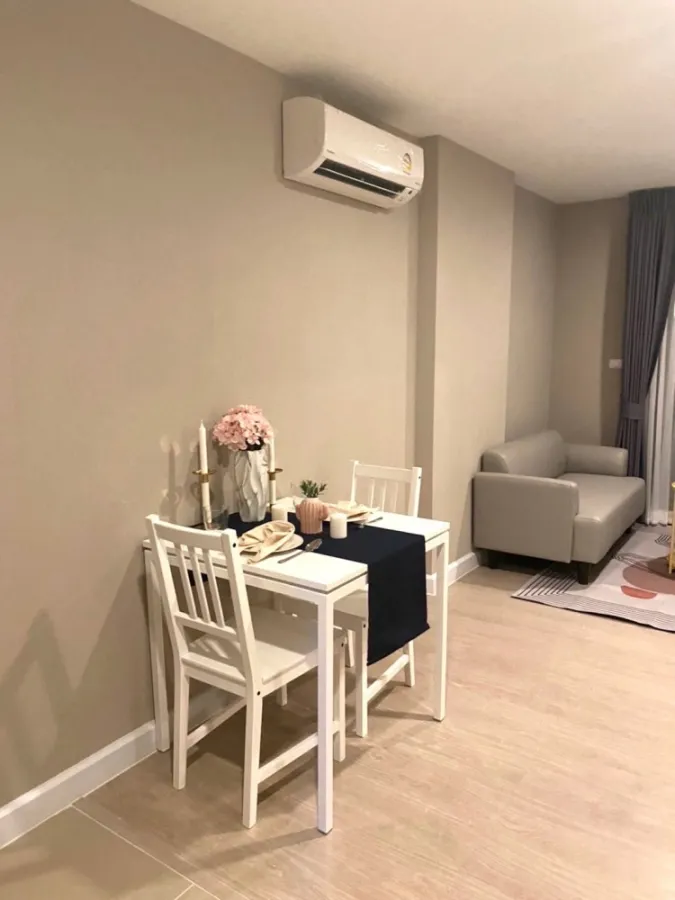For rent!! Metro Luxe Ratchada, 3rd floor, beautiful room, fully furnished + electrical appliances Ready to move in immediately, don't miss it!!