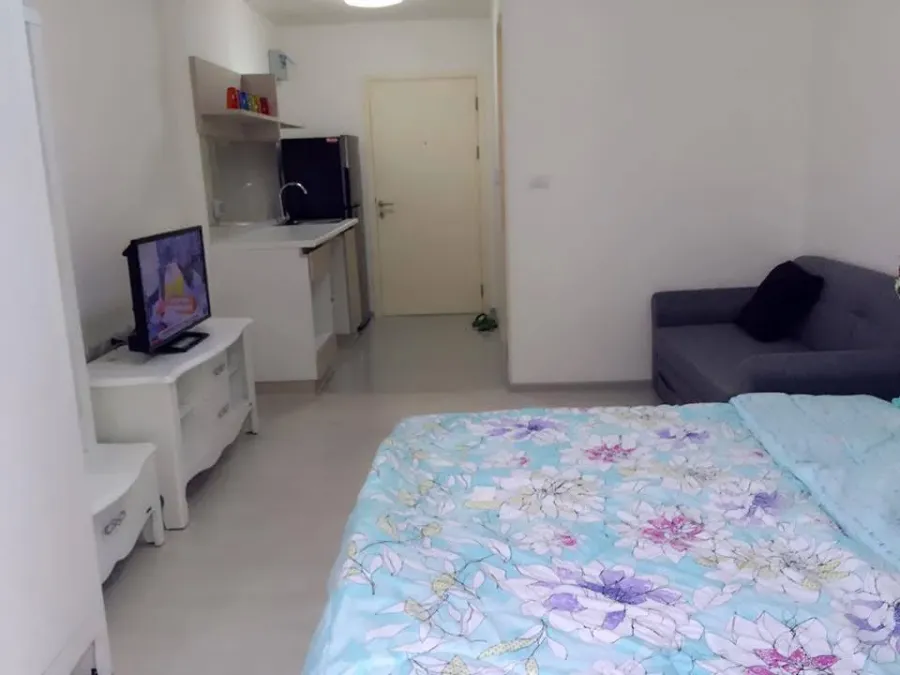 For rent Aspire Ladprao 113 perfectly decorated. with good furniture sofa bed Book in advance