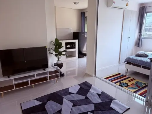 ให้เช่า Lumpini Codotown Chonburi - Sukhumvit ชั้น 4 ห้องกั้น แต่งครบ น่าอยู่ จองเลย