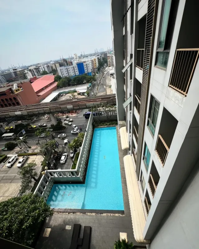 ขาย The President Sukhumvit 81 ชั้น 9 พื้นที่ห้องเยอะ อยู่สบายไม่อึดอัด ตกแต่งครบ พร้อมเข้าอยู่