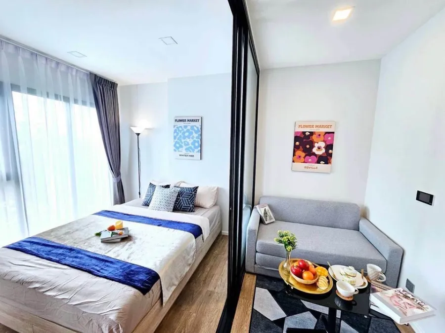 ให้เช่า คอนโด โมดิซ สุขุมวิท 50 ห้องกั้น ร่มรื่น เฟอร์นิเจอร์ครบครัน อย่ามัวแต่มอง ช้าหมด อดนะจ๊ะ
