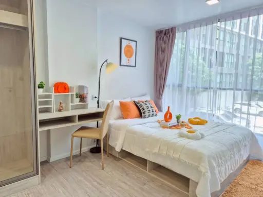 For rent: Atmoz Tropicana Bangna, ready to move in, fully furnished. Book now!
