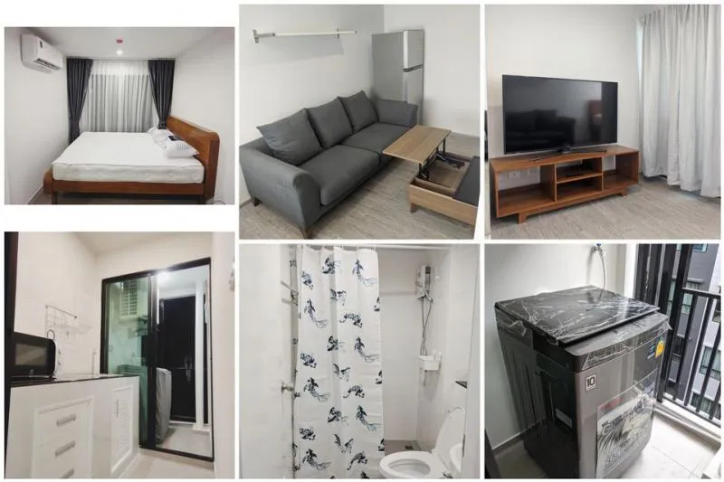 For rent, Reach Phahon Yothin 52, nice room, fully furnished. Plus a good price Carry your bag and ready to move in.