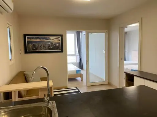 Selling M Society, Muang Thong Thani, beautiful room, good view, fully furnished, 2 bedrooms, come and reserve quickly. Miss it and you will regret it.