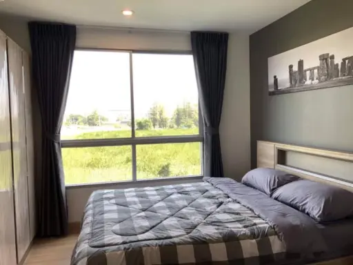 For rent, The Niche ID Serithai, beautiful room, new room, fully furnished, don't miss it.