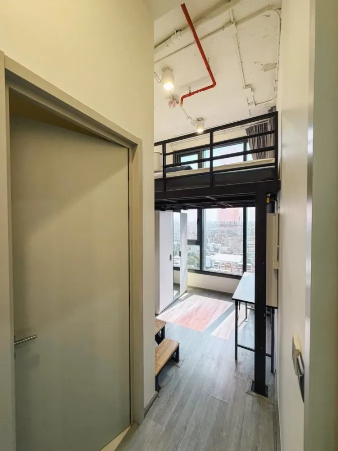 ปล่อยเช่าด่วนๆ The Line Sukhumvit 101 ชั้นลอย Duplex พื้นที่คุ้มทั้งด้านนอกด้านใน ชั้น 16 วิวแม่น้ำสวยงาม มาจองเลย