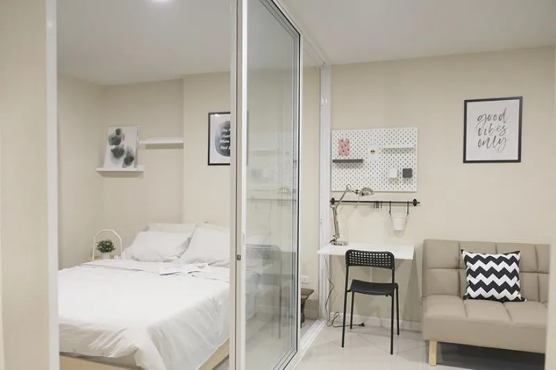 Condo for rent, JW condo@Donmuang, new room, decorated in white tones, looks clean, very nice !!