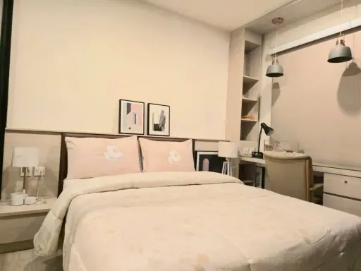ให้เช่าคอนโด ไลฟ์ อโศก ห้องแต่งพร้อมอยู่ กั้นห้องนอน กั้นห้องครัว แบ่งสัดส่วนชัดเจน มาจับมาจองได้แล้ววันนี้ images