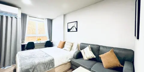 ให้เช่าคอนโด D condo Pana ห้องพร้อมอยู่ เฟอร์ เครื่องใช้ไฟฟ้าครบ คุณต้องรีบมาจองก่อนพลาดโอกาส