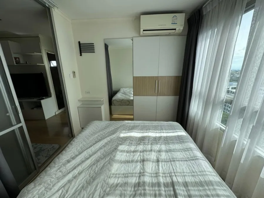 Condo for rent, Lumpini Ville Ratburana-Riverview, corner room, single bag, can move in, very good price.