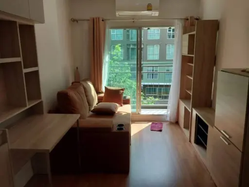 For rent!! Condo Lumpini Place Bangna Km.3 New condo near the expressway, convenient for every journey, don't miss it!!