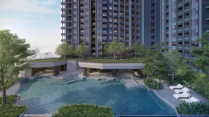 ให้เช่า Life Ladprao Valley 1 ห้องนอน 1 ห้องน้ำ เลขห้องมงคล มาพร้อมเฟอร์ครบครัน เห็นวิวเมืองสวย