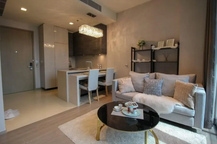 For sale and rent, Lavik Sukhumvit 57, 16th floor, great city view. Fully furnished, great built-in, so good, book now.