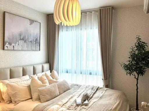 ขาย I condo สุขุมวิท 105 ห้องวิวสวนสบายตา แถมตกแต่งอย่างดี พร้อมเข้าอยู่ พลาดแล้วจะเสียใจ รีบจองเลย