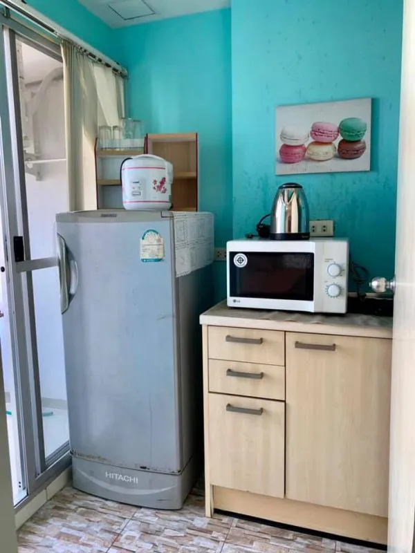 For rent, Lumpini Center Nawamin, beautiful room, fully furnished, good location, near The Mall Bangkapi.