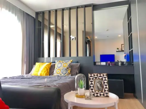 Sell/Rent Condo The Base Rama 9 - Ramkhamhaeng, beautiful room, ready to move in. Don't wait.