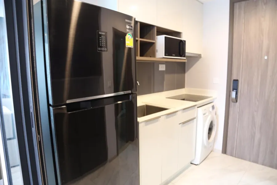 Condo for rent, ideo mobi Asok, elegantly decorated room, looks expensive, inside a good built-in Don't be afraid to look. Hurry up to reserve.