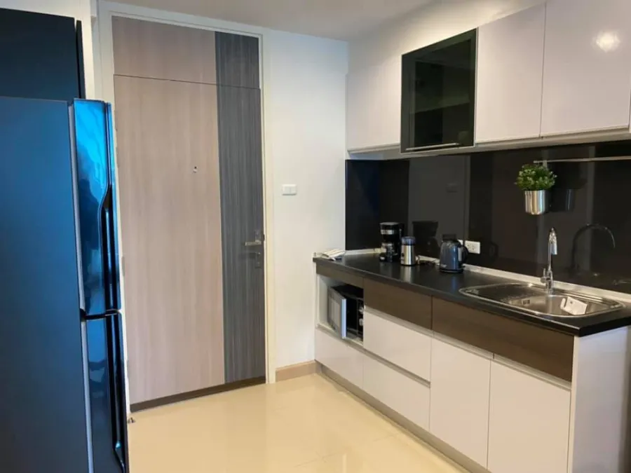 Condo for sale Supalai Lite Ratchada-Narathiwat-Sathorn. room with balcony decorated ready to move in complete electrical appliances