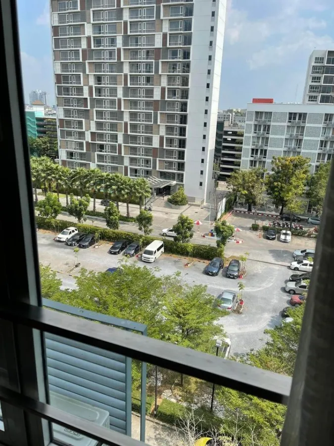 For rent, i-HOUSE Laguna Garden RCA, STUDIO room, 8th floor, shady garden view. fully furnished Do not miss this price