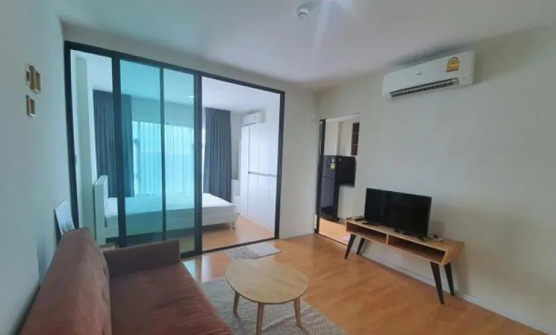 รีบเลย ห้องสวยชั้นสูง เฟอร์+เครื่องใช้ไฟฟ้าครบ ให้เช่า ดีมูระ รัชโยธิน