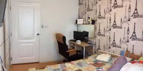 ขาย I CONDO สุขุมวิท 105 ได้วิวสระ พร้อมติดวอลเปเปอร์ทั้งห้อง สิ่งอำนวยความสะดวกครบ จบที่เดียว