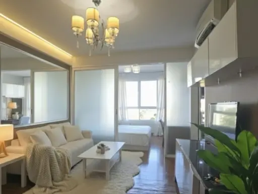 ให้เช่า i-biza Condominium RCA ห้องโปร่งขนาดกำลังพอเหมาะ เพดานไม่ต่ำ ไม่อึดอัด ไม่เหมือนคอนโดอื่นๆทั่วไป จองเลย