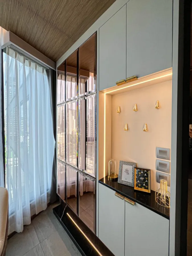 ขาย ให้เช่า Ideo Q Sukhumvit 36 ห้องตกแต่ง Style LUXURY สวย เฟอร์ Buit-In อย่างดีทุกชิ้น จองเลย