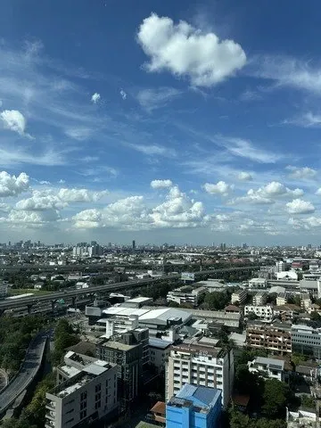 For sale: Vantage Ratchavipa, 23rd floor, high floor, beautiful city view, north side, no sun, cool all day, hurry and reserve now.