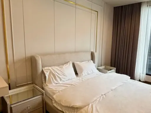 For rent: Ideo Q Sukhumvit 36, built-in decoration, 11th floor, Sukhumvit city view and a large central garden. Reserve now!