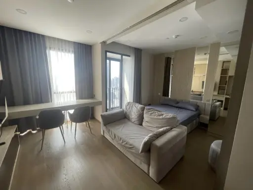 Condo for sale, for rent, Ashton Chula Silom, nice room, beautifully decorated with built-ins, 32nd floor, city view, must hurry to reserve. images