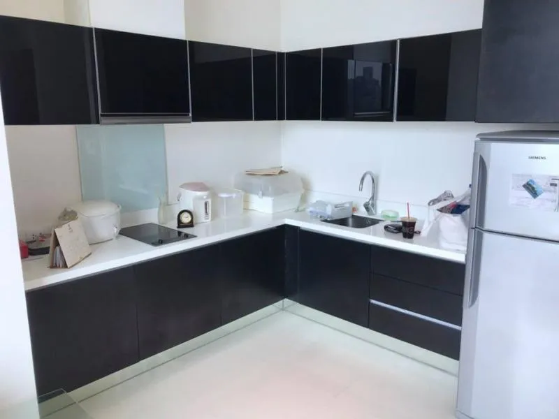 Eight Thonglor Residences for rent, beautiful room, full furniture, lots of space, definitely not uncomfortable, beautiful view, located in the heart of Thonglor, book now