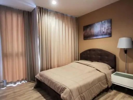 For rent he Line Jatujak_Morchit**Garden view, the room is not hot, 22,000/month, don't miss it!!