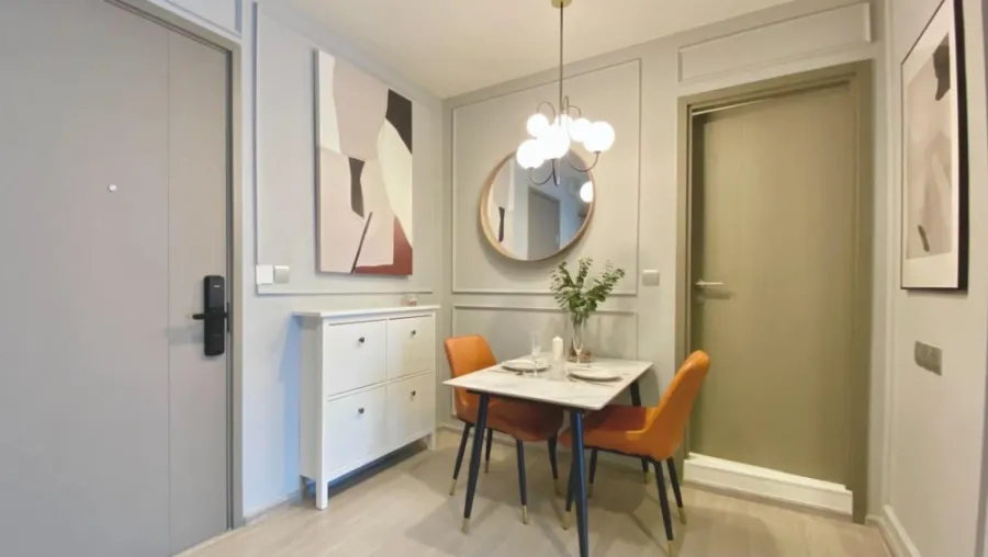 For rent ไลฟ์ อโศก ไฮป์ 1 bedroom Plus มีประตูกั้นโซนครัวอย่างดี สนใจรีบมาจองด่วน อย่ารอช้า