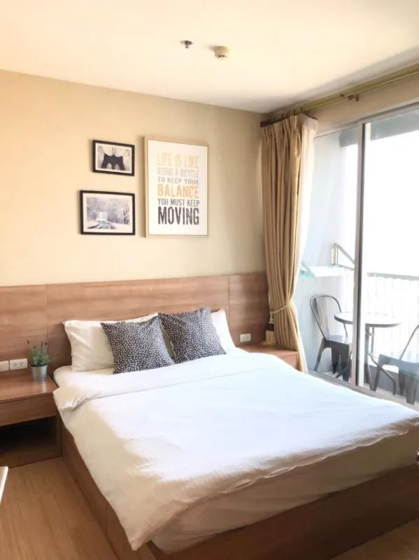 Urgent for rent !! Rhythm Sukhumvit 50 Condo, high room, beautiful city view, gold location, full furniture, book now !!