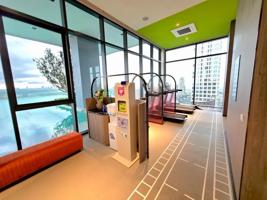 For rent!! Condo Aspire Sukhumvit-On Nut, 10th floor, fully furnished, ready to move in. Reserve now!!