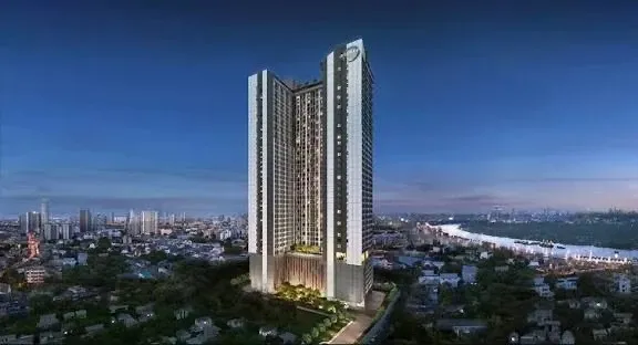 For rent, Aspire Sukhumvit - Rama 4, river view.