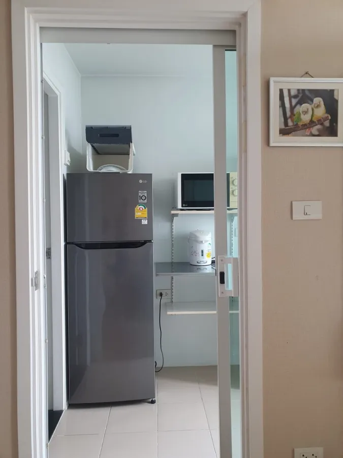 For Rent Plum Condo พหลโยธิน 89 ชั้น 7 ห้อง STUDIO ตกแต่งด้วยเฟอร์สีขาว สบายตา ห้ามพลาด