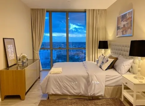 ให้เช่า 333 RIVERSIDE 2 ห้องนอน ชั้น 29 ห้องมุม วิวโค้งแม่น้ำเจ้าพระยา ห้องแต่งครบ น่าอยู่ จองเลย