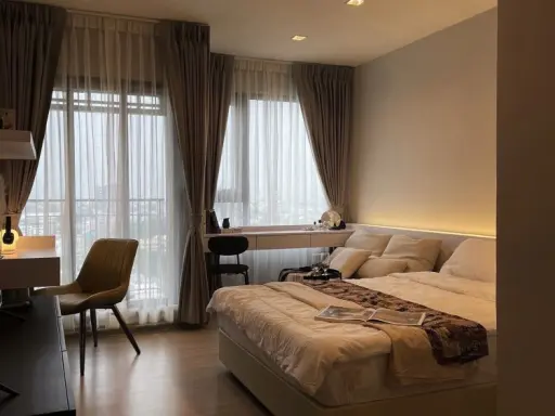Condo for rent, Life Sathorn - Sierra, separated rooms into proportions, decorated beautifully, very comfortable to sleep, good price, reserve now. images
