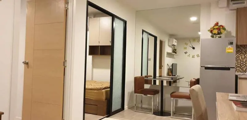 ห้อง 2 นอน น่ารักมุ้งมิ๊ง น่าอยู่น่าย้าย อยู่ได้ 1-3 คน ที่ Kave Condo ห้องสวยพร้อมเข้าอยู่ทุกอย่างใ