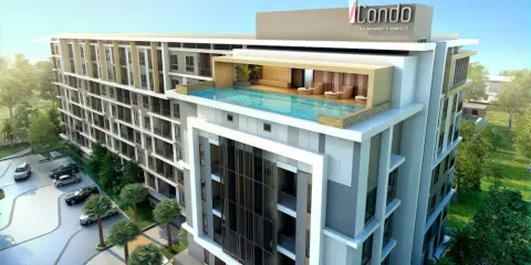 ขายดาวน์ I Condo Kaset ชั้น 4 วิวสวน ห้องกั้นเป็นสัดส่วนอย่างดี รีบจับจองเลยจ้า ด่วนๆ