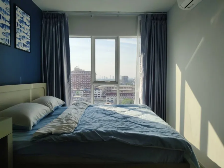 Condo for rent, Regent Home Bangna, fully furnished, 12th floor with great view, affordable price, everything you need in one place. Book now, don't m