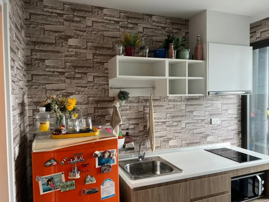 Sell/rent, The Stage Condo, Taopoon Interchange, 18th floor, super good view, complete facilities, move now.