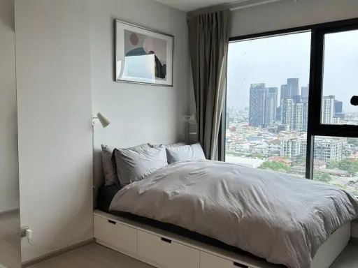 ให้เช่า Life Sukhumvit 62 ห้องกั้นเป็นสัดส่วน ตกแต่งอย่างดี เฟอร์ครบ เครื่องใช้ไฟฟ้าจัดเต็ม ห้ามพลาด