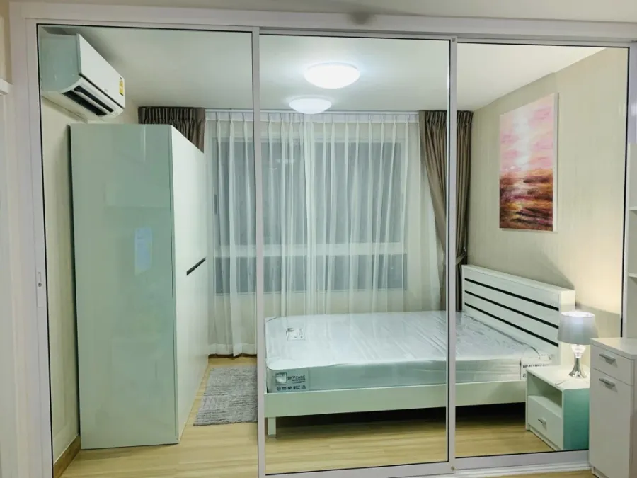For rent, Plum Condo, Phahonyothin 89, 6th floor, corner room, partitioned room, beautifully decorated, livable. Hurry and reserve now.