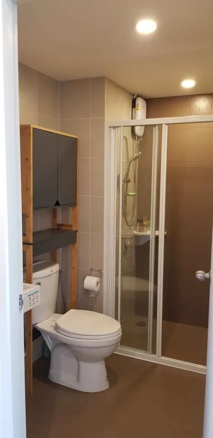 Condo for rent, Lumpini Ville Suksawat-Rama 2, 26th floor, city view, minimalist style room, book now.