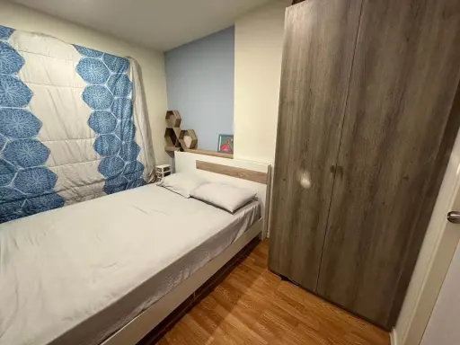 For rent, Lumpini Ville Ratburana-Riverview, 2 rooms clearly separated, perfectly divided into zones, affordable price, move quickly.