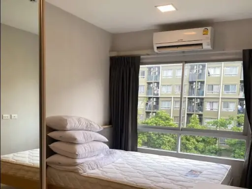 ให้เช่า Plum Condo Rangsit Alive 1 ห้องพร้อมอยู่ ชั้น 4 วิวสระ ราคาอย่างโดน รีบมาจองเลย