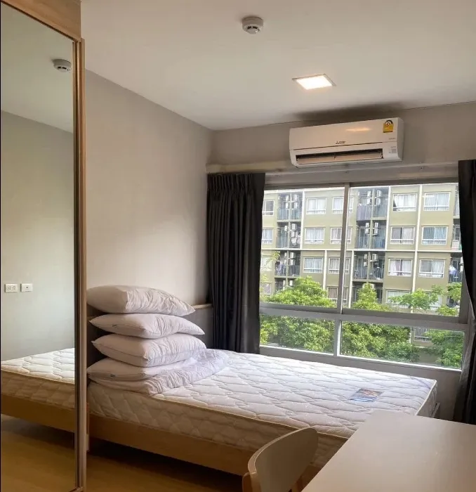 ให้เช่า Plum Condo Rangsit Alive 1 ห้องพร้อมอยู่ ชั้น 4 วิวสระ ราคาอย่างโดน รีบมาจองเลย