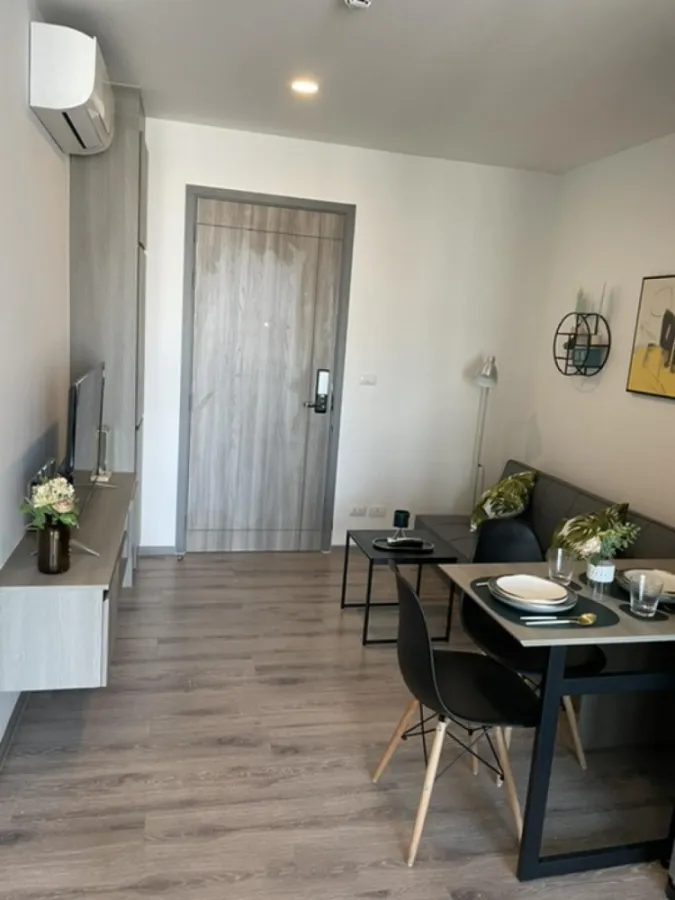 For rent, condo Knightsbridge Collage Sukhumvit 107, spacious room, comfortable, fully furnished, book now